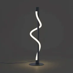 QAZQA Led-Tischleuchten|Tischlampen*Moderne Tischleuchte schwarz inkl. LED 3-Stufen-Dimmbar - Twirl