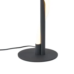 QAZQA Led-Tischleuchten|Tischlampen*Moderne Tischleuchte schwarz inkl. LED 3-Stufen-Dimmbar - Twirl