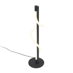 QAZQA Led-Tischleuchten|Tischlampen*Moderne Tischleuchte schwarz inkl. LED 3-Stufen-Dimmbar - Twirl