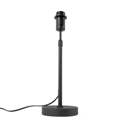 QAZQA Leuchten Ohne Schirm|Tischlampen*Moderne Tischleuchte schwarz verstellbar - Parte