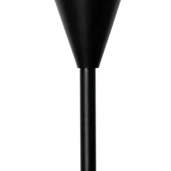 QAZQA Tischlampen|Wohnzimmerlampen*Moderne Tischleuchte schwarz mit Opalglas - Drop