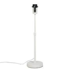 QAZQA Leuchten Ohne Schirm|Tischlampen*Moderne Tischleuchte Weiß Verstellbar - Parte