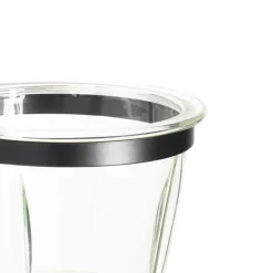 QAZQA Wandleuchten|Wohnzimmerlampen*Moderne Wandlampe schwarz mit Glas - Roslini