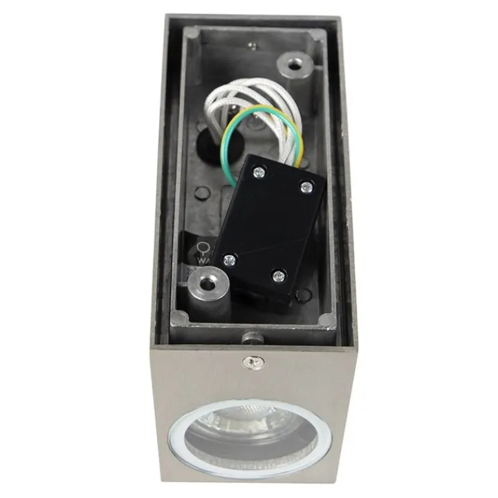 QAZQA Gartenbeleuchtung|Außenwandleuchten*Moderne Wandleuchte Aluminium IP44 - Baleno II