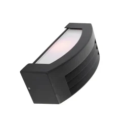 QAZQA Gartenbeleuchtung|Außenwandleuchten*Moderne Wandleuchte Anthrazit IP44 - Hurricane 1