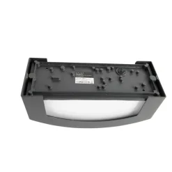 QAZQA Gartenbeleuchtung|Außenwandleuchten*Moderne Wandleuchte Anthrazit IP44 - Hurricane 1