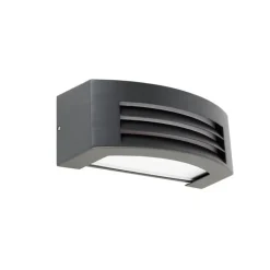 QAZQA Gartenbeleuchtung|Außenwandleuchten*Moderne Wandleuchte Anthrazit IP44 - Hurricane 1