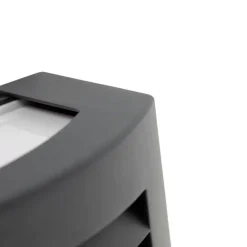 QAZQA Gartenbeleuchtung|Außenwandleuchten*Moderne Wandleuchte Anthrazit IP44 - Hurricane 1