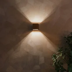 QAZQA Schlafzimmerlampen|Küchenlampen*Moderne Wandleuchte aus dunkler Bronze – Transfer