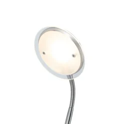 QAZQA Led-Wandleuchten|Wandleuchten*Moderne Wandleuchte aus Stahl inkl. LED - Eva