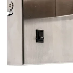 QAZQA Wandleuchten|Wohnzimmerlampen*Moderne Wandleuchte aus Stahl mit weißem Schirm – Bergamo