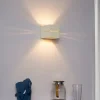 QAZQA Wandleuchten|Wohnzimmerlampen*Moderne Wandleuchte Beige G9 Quadratisch - Transfer