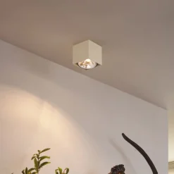 QAZQA Schlafzimmerlampen|Küchenlampen*Moderne Wandleuchte Beige G9 schwenkbar - Box