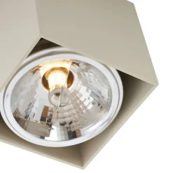 QAZQA Schlafzimmerlampen|Küchenlampen*Moderne Wandleuchte Beige G9 schwenkbar - Box