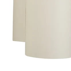 QAZQA Schlafzimmerlampen|Küchenlampen*Moderne Wandleuchte Beige GU10 50 mm rund 2-flammig - Sandy