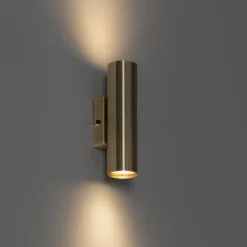 QAZQA Wandleuchten|Esszimmerlampen*Moderne Wandleuchte Bronze 2-flammig - Jeana