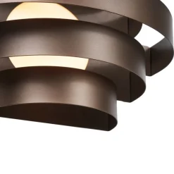 QAZQA Led-Wandleuchten|Wandleuchten*Moderne Wandleuchte Bronze inkl. LED 3-Stufen-Dimmbar - Lines