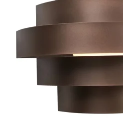 QAZQA Led-Wandleuchten|Wandleuchten*Moderne Wandleuchte Bronze inkl. LED 3-Stufen-Dimmbar - Lines
