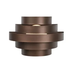 QAZQA Led-Wandleuchten|Wandleuchten*Moderne Wandleuchte Bronze inkl. LED 3-Stufen-Dimmbar - Lines