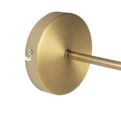 QAZQA Wandleuchten|Wohnzimmerlampen*Moderne Wandleuchte Bronze mit Glaskuppel