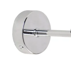 QAZQA Schlafzimmerlampen|Küchenlampen*Moderne Wandleuchte Chrom neigbar - Facil