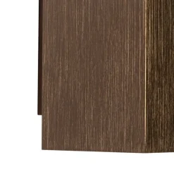 QAZQA Wandleuchten|Wohnzimmerlampen*Moderne Wandleuchte dunkelbronze quadratisch - Sandy