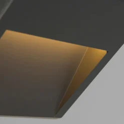 QAZQA Gartenbeleuchtung|Led-Außenleuchten*Moderne Wandleuchte dunkelgrau inkl. LED - Gem 2