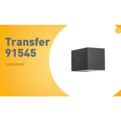 QAZQA Wandleuchten|Wohnzimmerlampen*Moderne Wandleuchte dunkelgrau - Transfer