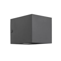 QAZQA Wandleuchten|Wohnzimmerlampen*Moderne Wandleuchte dunkelgrau - Transfer