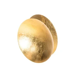 QAZQA Schlafzimmerlampen|Küchenlampen*Moderne Wandleuchte Gold Rund 20cm - Sunrise