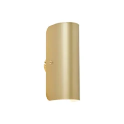 QAZQA Wandleuchten|Wohnzimmerlampen*Moderne Wandleuchte Gold 2-flammig - Gotthard