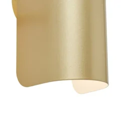 QAZQA Wandleuchten|Wohnzimmerlampen*Moderne Wandleuchte Gold 2-flammig - Gotthard
