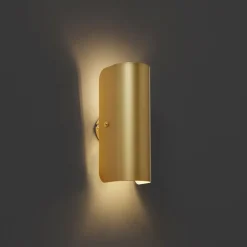 QAZQA Wandleuchten|Wohnzimmerlampen*Moderne Wandleuchte Gold 2-flammig - Gotthard