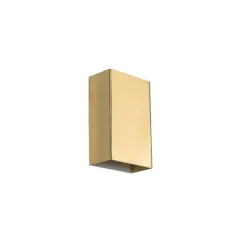 QAZQA Wandleuchten|Wohnzimmerlampen*Moderne Wandleuchte Gold 2-flammig - Otan S