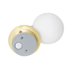 QAZQA Badezimmerlampen|Wandleuchten*Moderne Wandleuchte Gold IP44 - Cederic Up