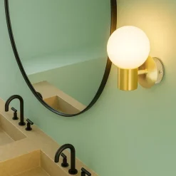 QAZQA Badezimmerlampen|Wandleuchten*Moderne Wandleuchte Gold IP44 - Cederic Up