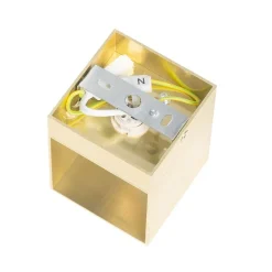 QAZQA Schlafzimmerlampen|Küchenlampen*Moderne Wandleuchte Gold mit Lichteffekt - Transfer