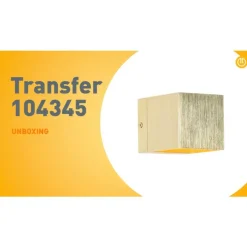 QAZQA Schlafzimmerlampen|Küchenlampen*Moderne Wandleuchte Gold mit Lichteffekt - Transfer