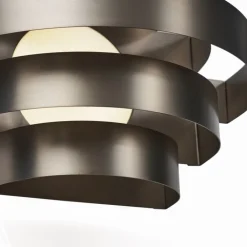 QAZQA Led-Wandleuchten|Wandleuchten*Moderne Wandleuchte Gunmetal inkl. LED 3-Stufen-Dimmbar - Lines