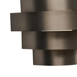 QAZQA Led-Wandleuchten|Wandleuchten*Moderne Wandleuchte Gunmetal inkl. LED 3-Stufen-Dimmbar - Lines