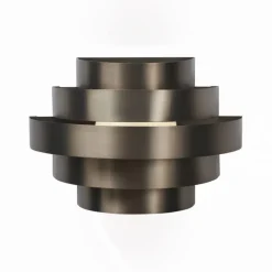 QAZQA Led-Wandleuchten|Wandleuchten*Moderne Wandleuchte Gunmetal inkl. LED 3-Stufen-Dimmbar - Lines