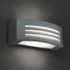 QAZQA Gartenbeleuchtung|Außenwandleuchten*Moderne Wandleuchte hellgrau IP44 - Hurricane 1