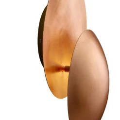 QAZQA Wandleuchten|Wohnzimmerlampen*Moderne Wandleuchte Kupfer 34,5 cm 2-flammig - Sunrise