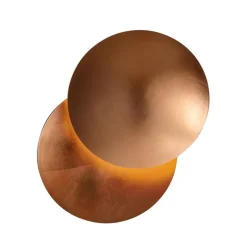 QAZQA Wandleuchten|Wohnzimmerlampen*Moderne Wandleuchte Kupfer 34,5 cm 2-flammig - Sunrise