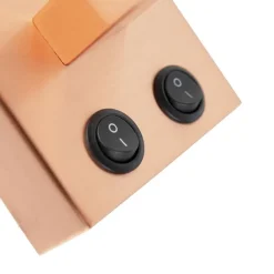 QAZQA Wandleuchten|Wohnzimmerlampen*Moderne Wandleuchte Kupfer mit Flexarm - Brescia Combi