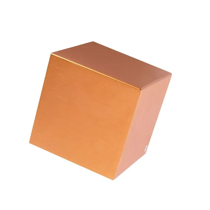 QAZQA Küchenlampen|Wandleuchten*Moderne Wandleuchte Kupfer mit Lichteffekt - Cube