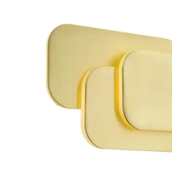 QAZQA Led-Wandleuchten|Wandleuchten*Moderne Wandleuchte Messing inkl. LED 3-Stufen-Dimmbar - Dias