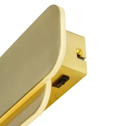 QAZQA Led-Wandleuchten|Wandleuchten*Moderne Wandleuchte Messing inkl. LED 3-Stufen-Dimmbar - Dias