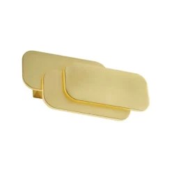 QAZQA Led-Wandleuchten|Wandleuchten*Moderne Wandleuchte Messing inkl. LED 3-Stufen-Dimmbar - Dias