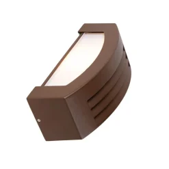 QAZQA Gartenbeleuchtung|Außenwandleuchten*Moderne Wandleuchte rostbraun IP44 - Hurricane 1